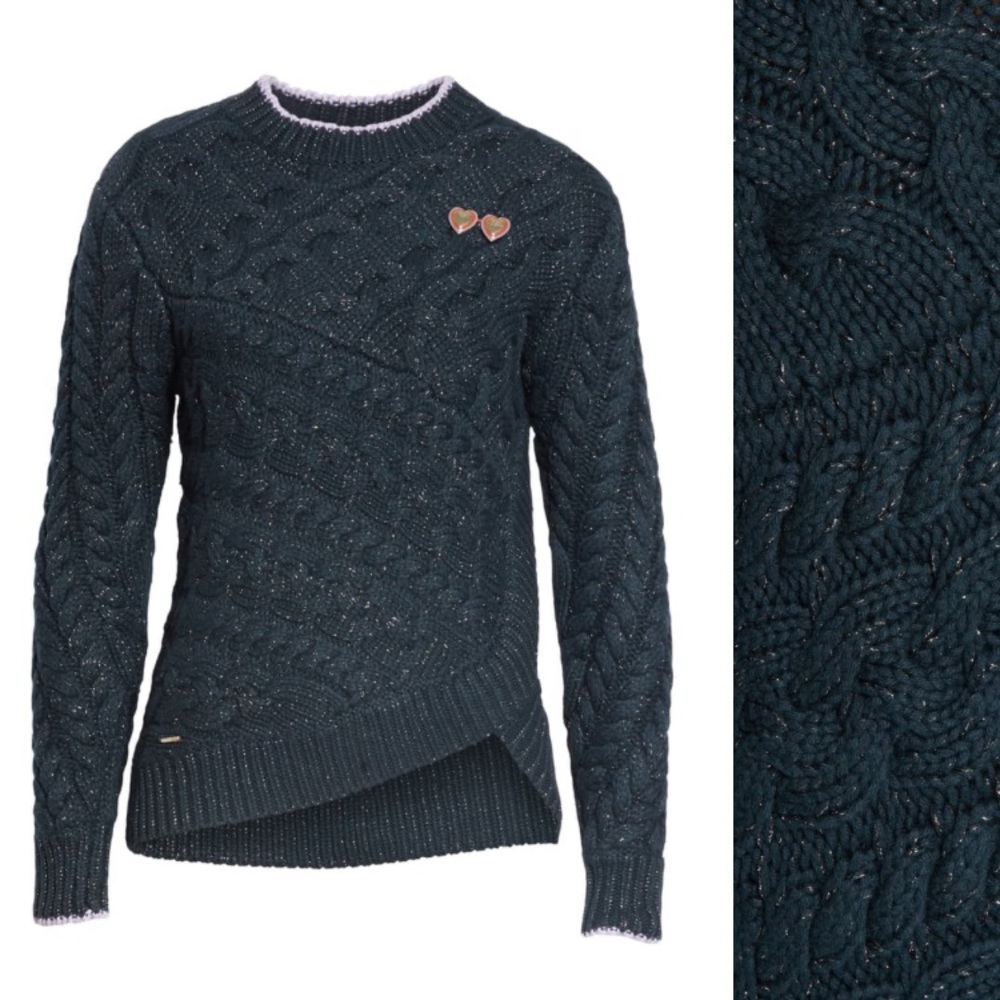 Ted Baker Color by Numbers Cable Knit Sweater